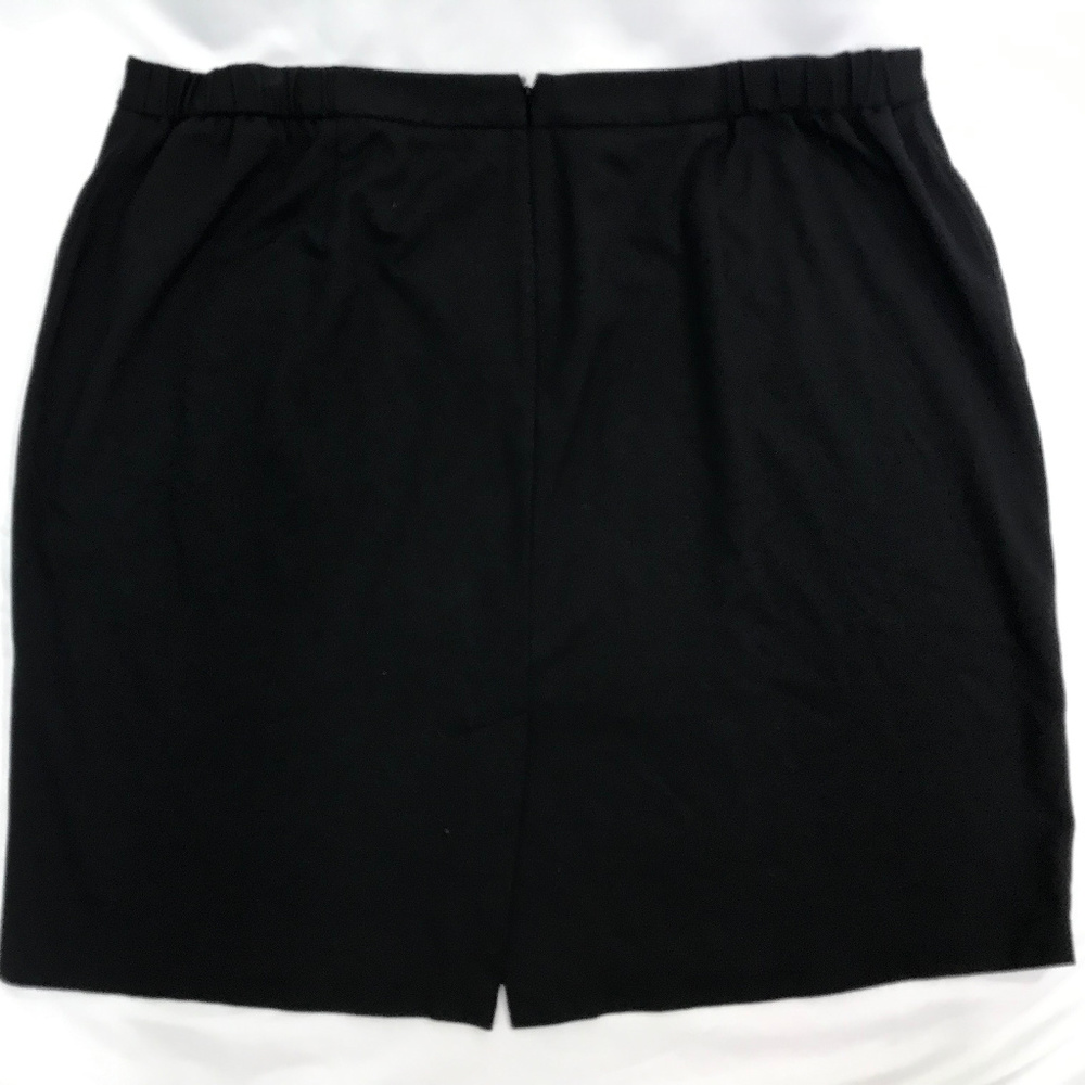 Talbots Woman Black Straight Skirt 20W - Picture 3 of 4